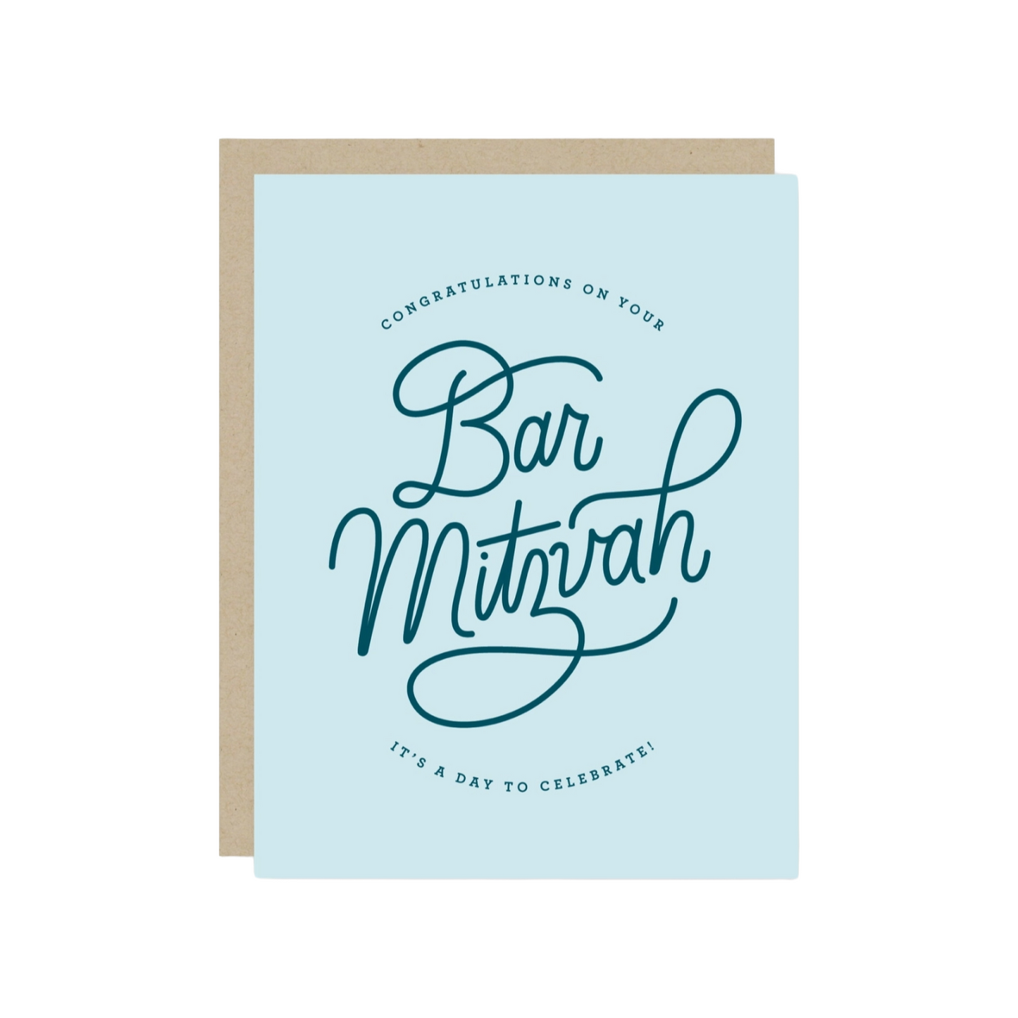 Congrats Bar Mitzvah Card by 2021 Co. 
