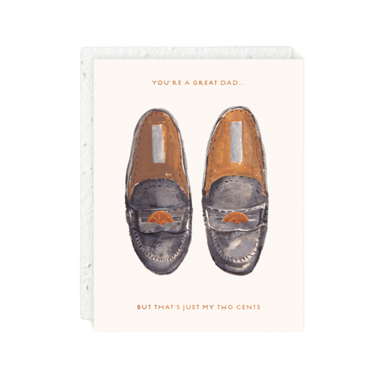 Penny Loafers Card by Seedlings