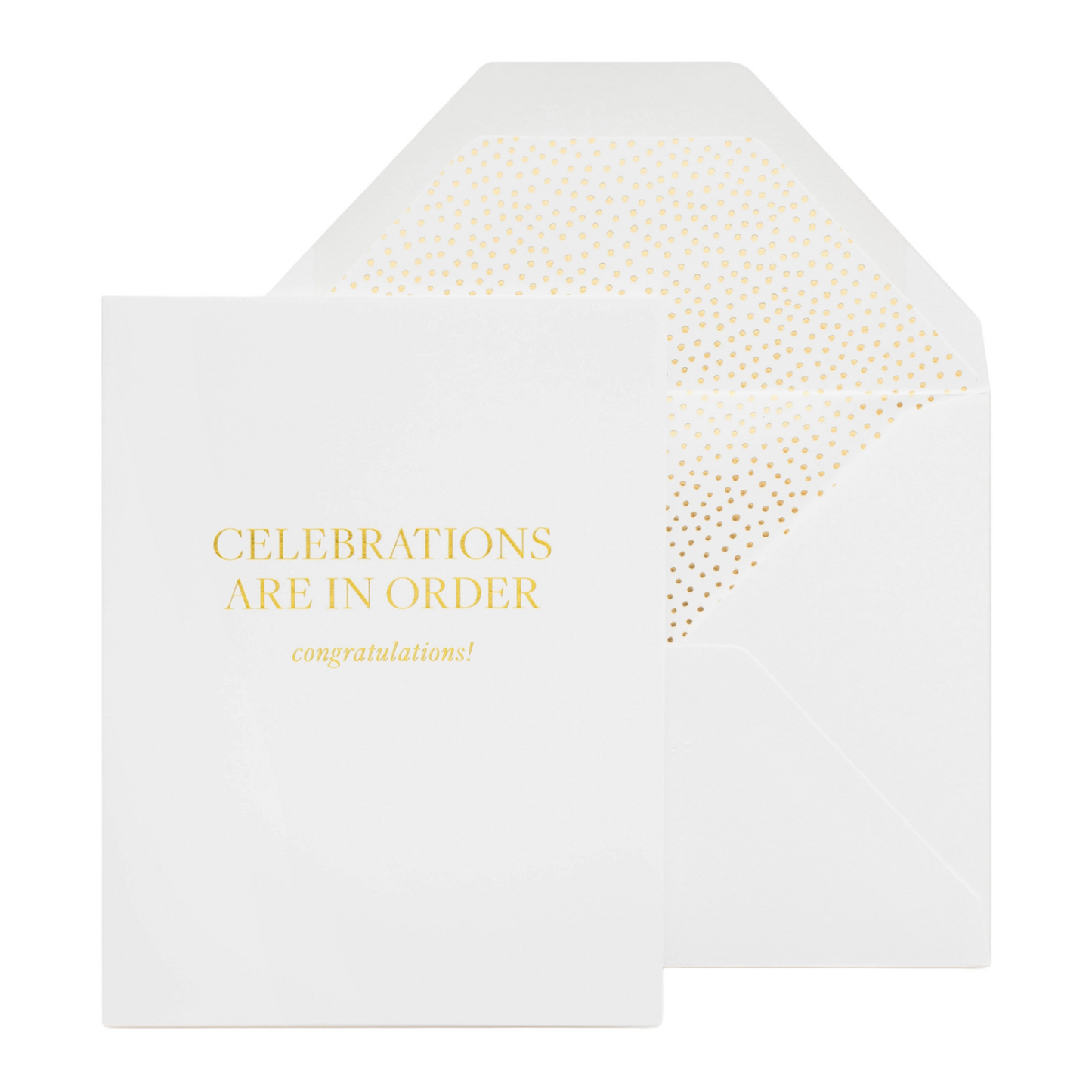 Celebrations Are In Order Card by Sugar Paper