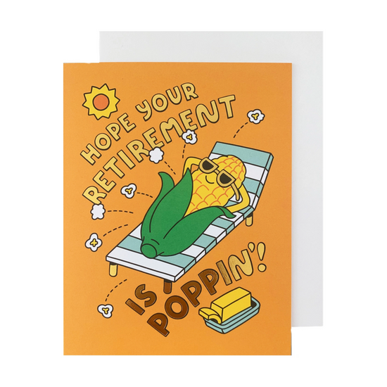 Poppin' Retirement Card by The Social Type 
