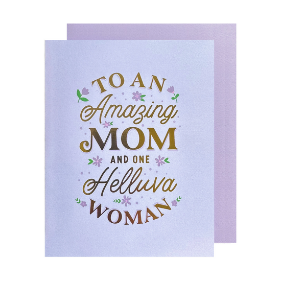Load image into Gallery viewer, Amazing Mom Card by The Social Type 
