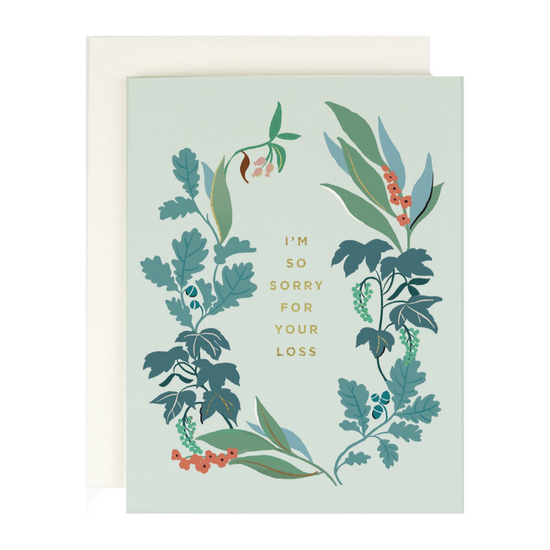 Sorry For Your Loss Card by Amy Heitman