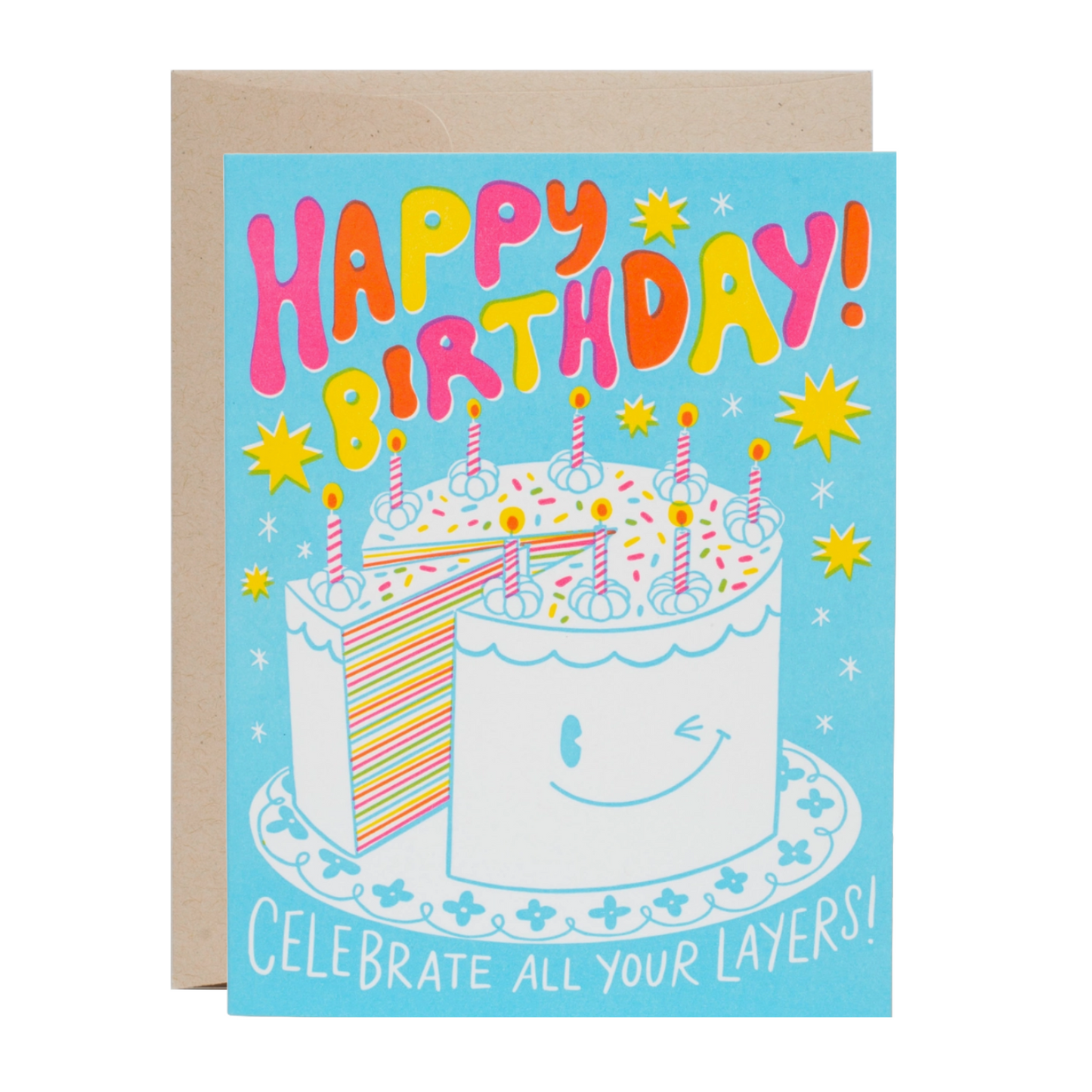 Cake Layers Birthday Card by Hello!Lucky