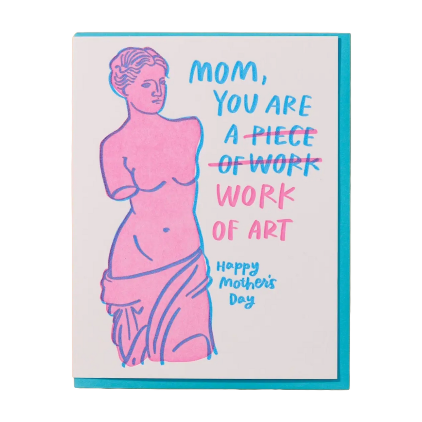 Work Of Art Card by And Here We Are