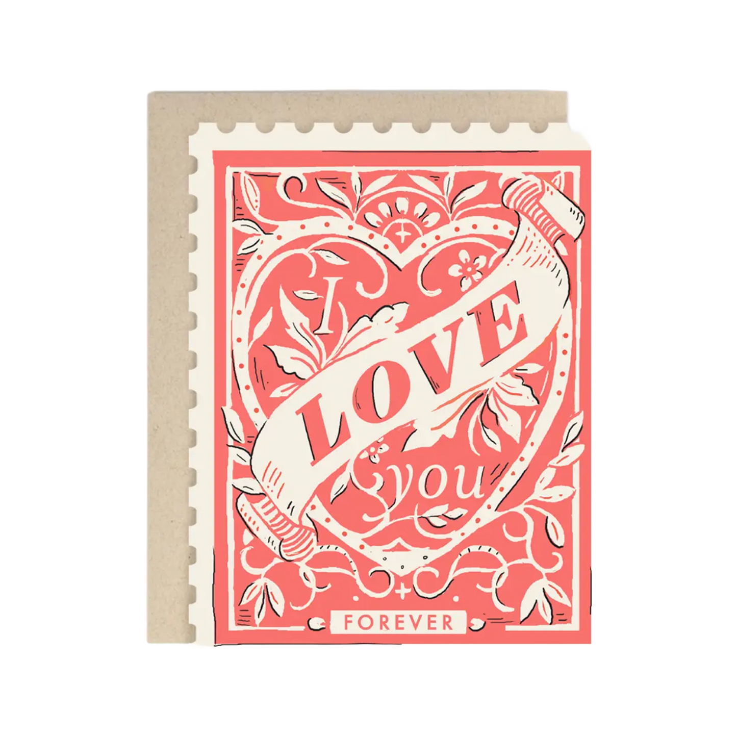 Love You Forever Stamp Card by Amy Heitman