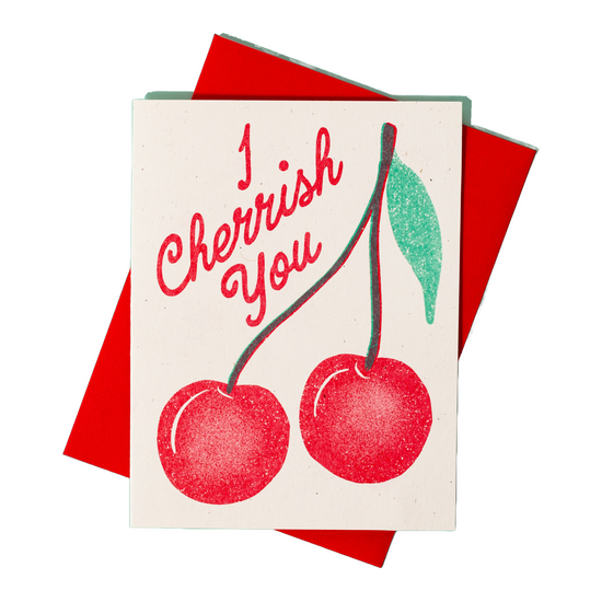 I Cherrish You Card by Bromstad Printing Co.