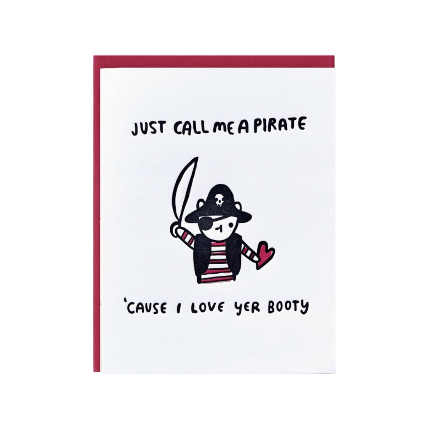 Pirate Booty Card by Ghost Academy