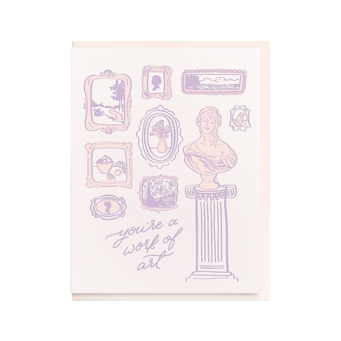 Work Of Art Card by Dahlia Press