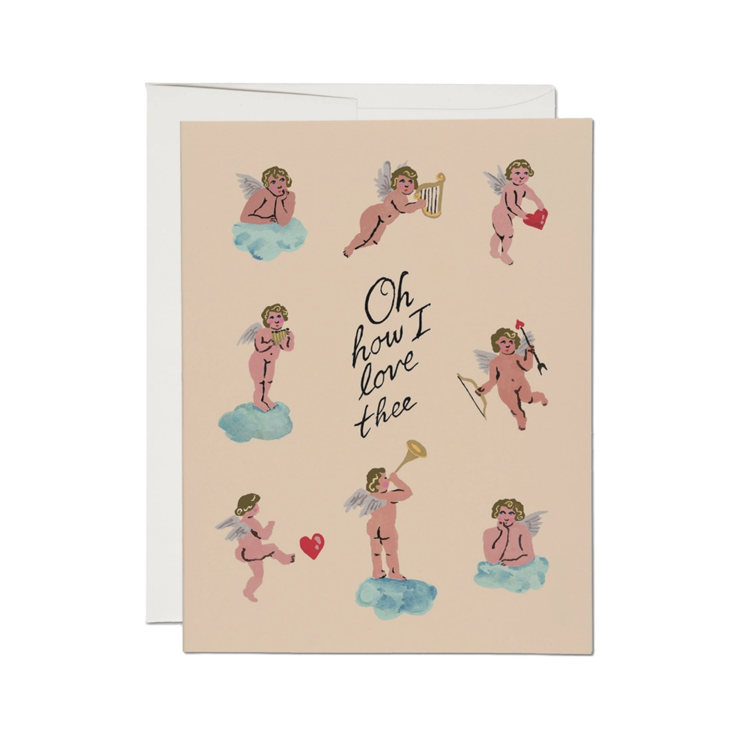I Love Thee Card by Red Cap Cards
