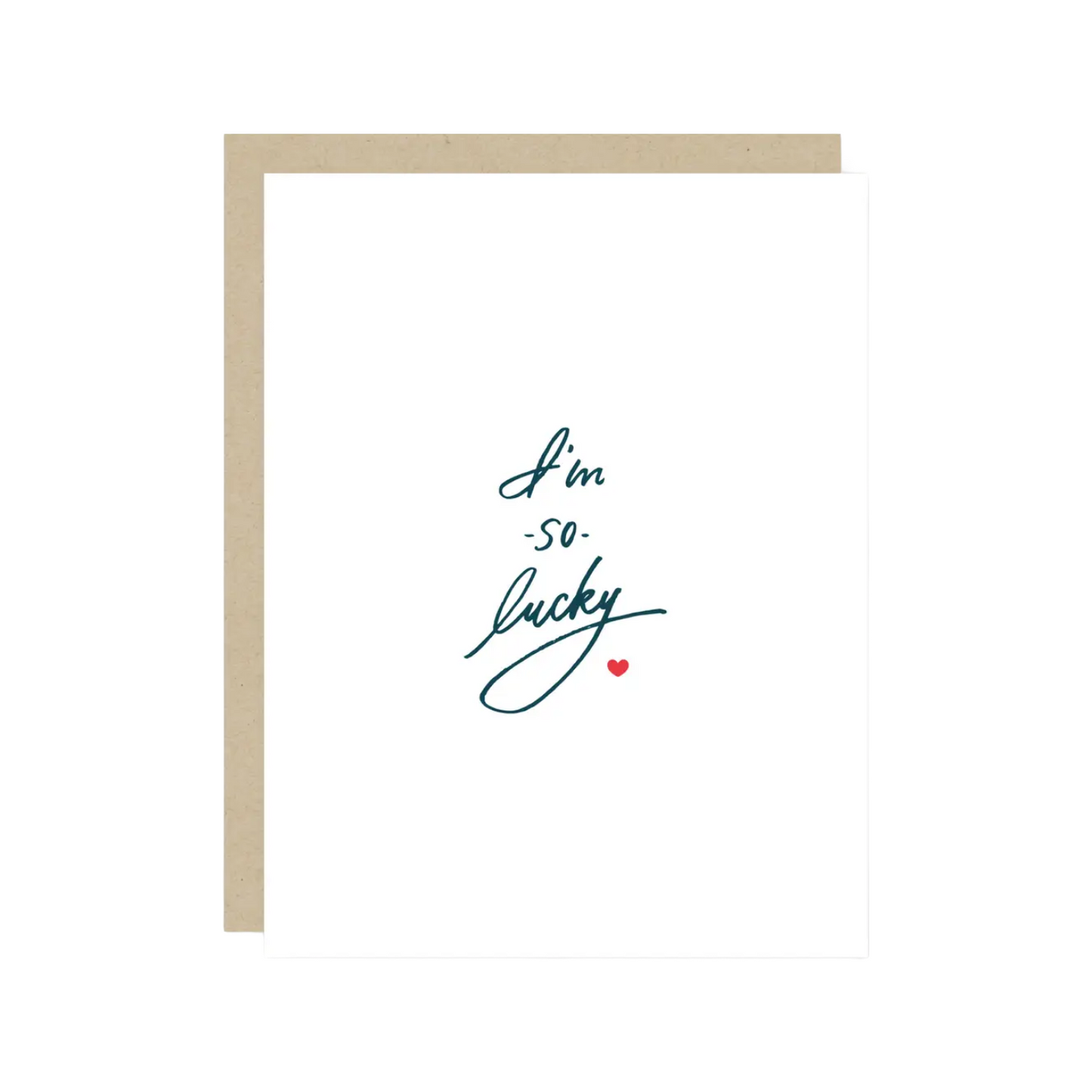 I'm So Lucky Card by 2021 Co.