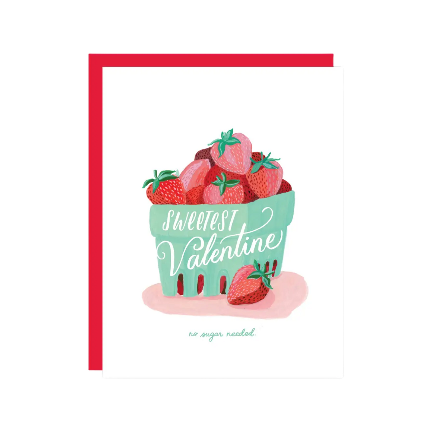Strawberry Sweet Valentine Card by 2021 Co.