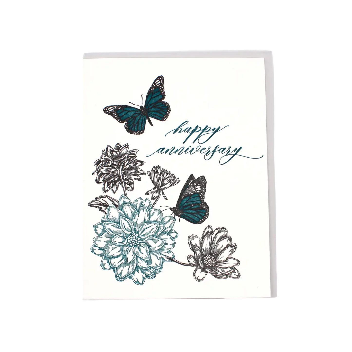 Butterfly Anniversary Card by Rust Belt Love