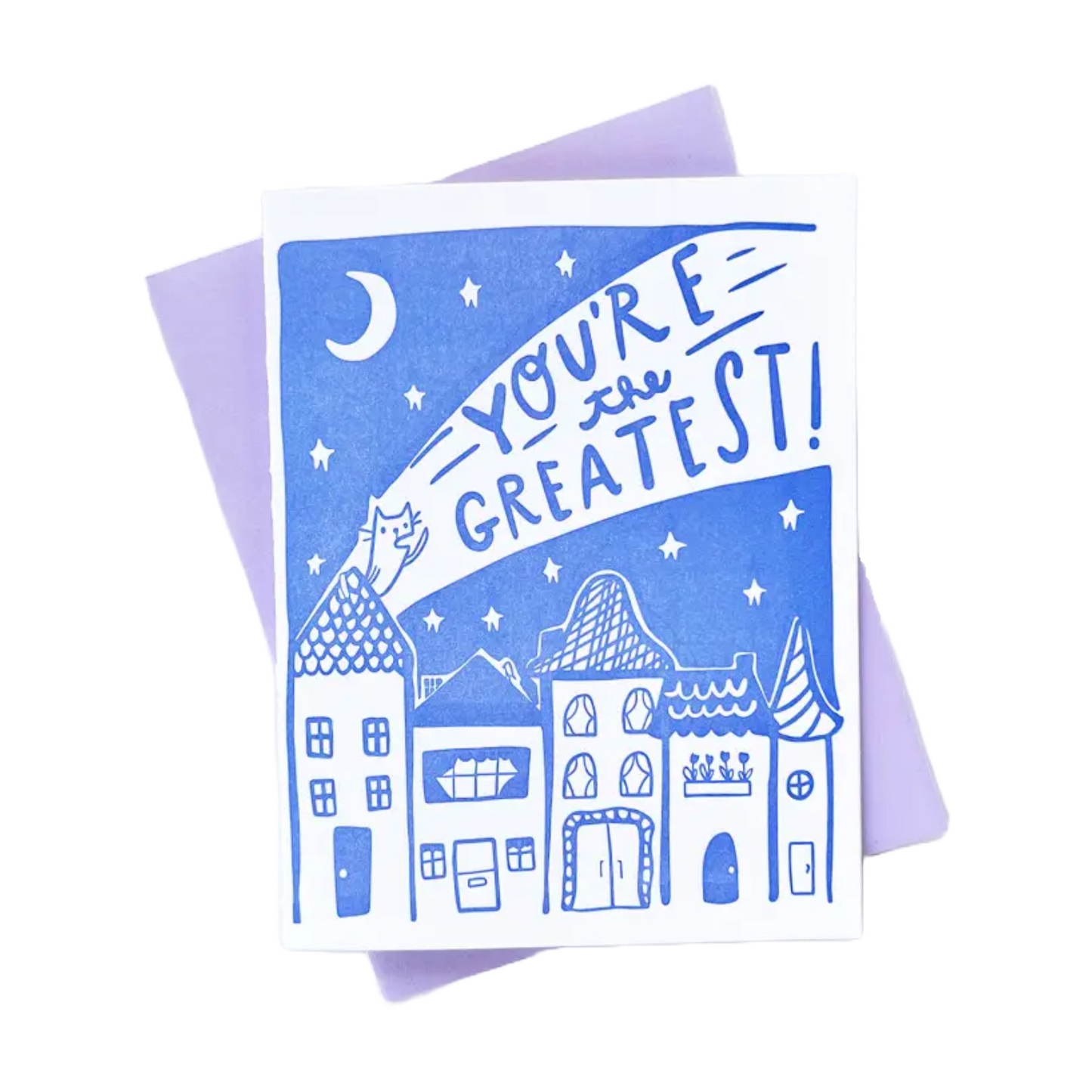 Shouting From Rooftops Card by Ghost Academy
