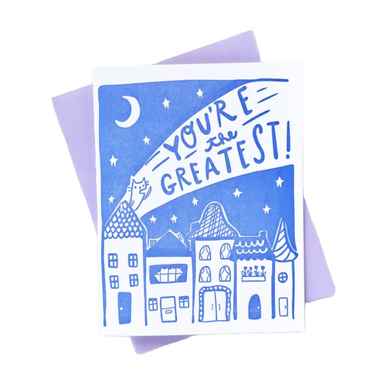 Shouting From Rooftops Card by Ghost Academy