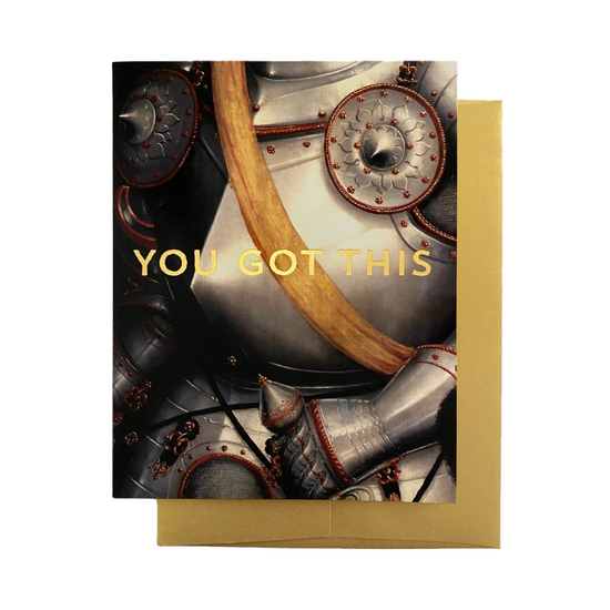 You Got This Armor Card by Billet Doux Cards