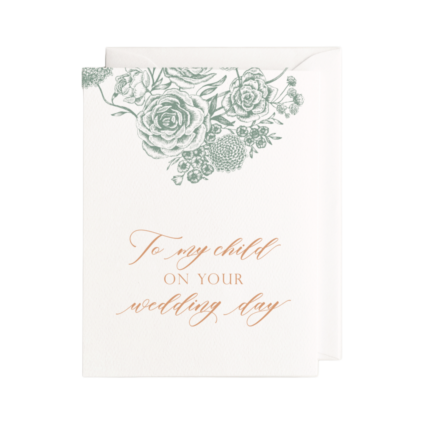 To My Child Wedding Card by Rust Belt Love