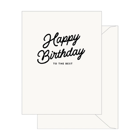 Birthday Script Card by Sugar Paper