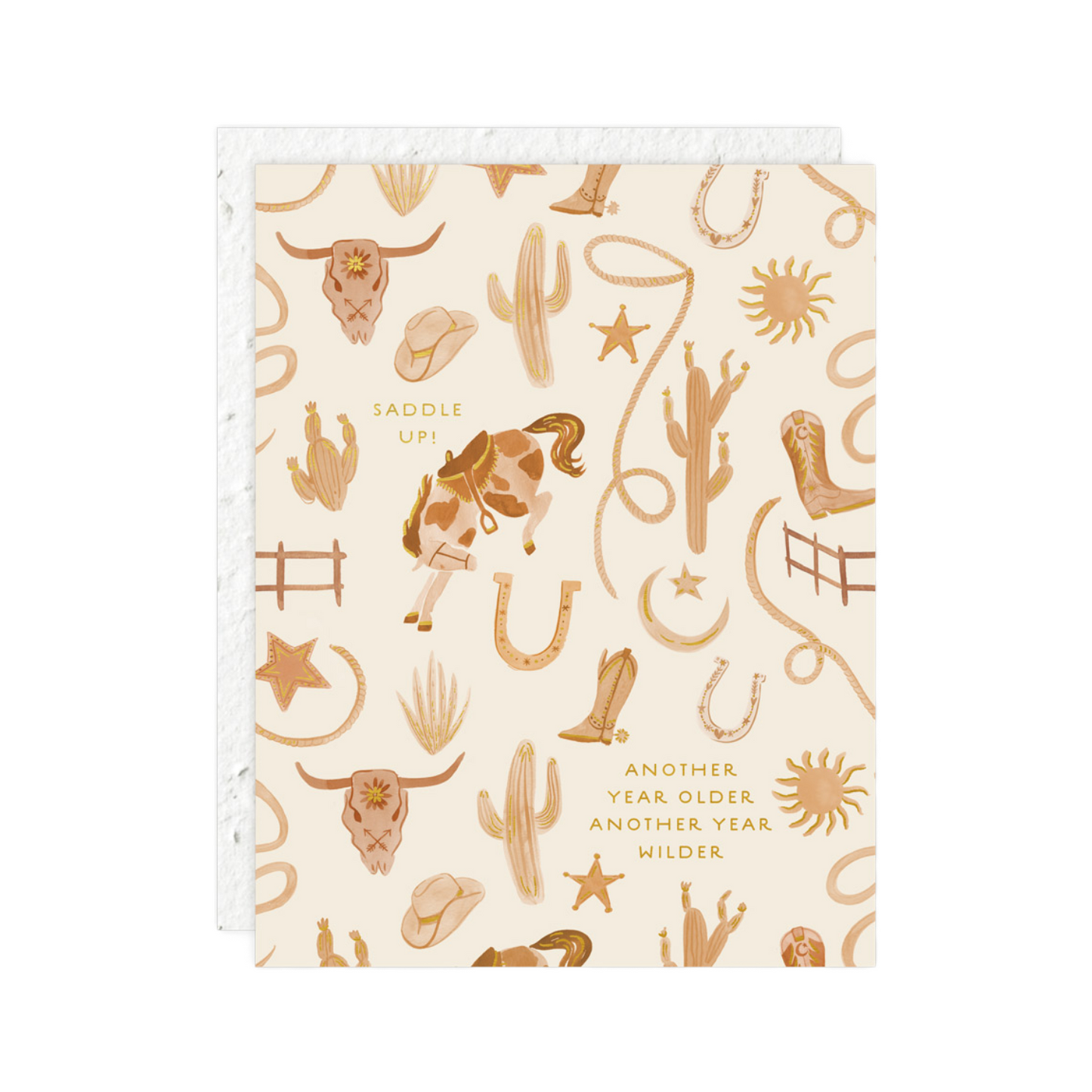 Saddle Up Birthday Card by Seedlings