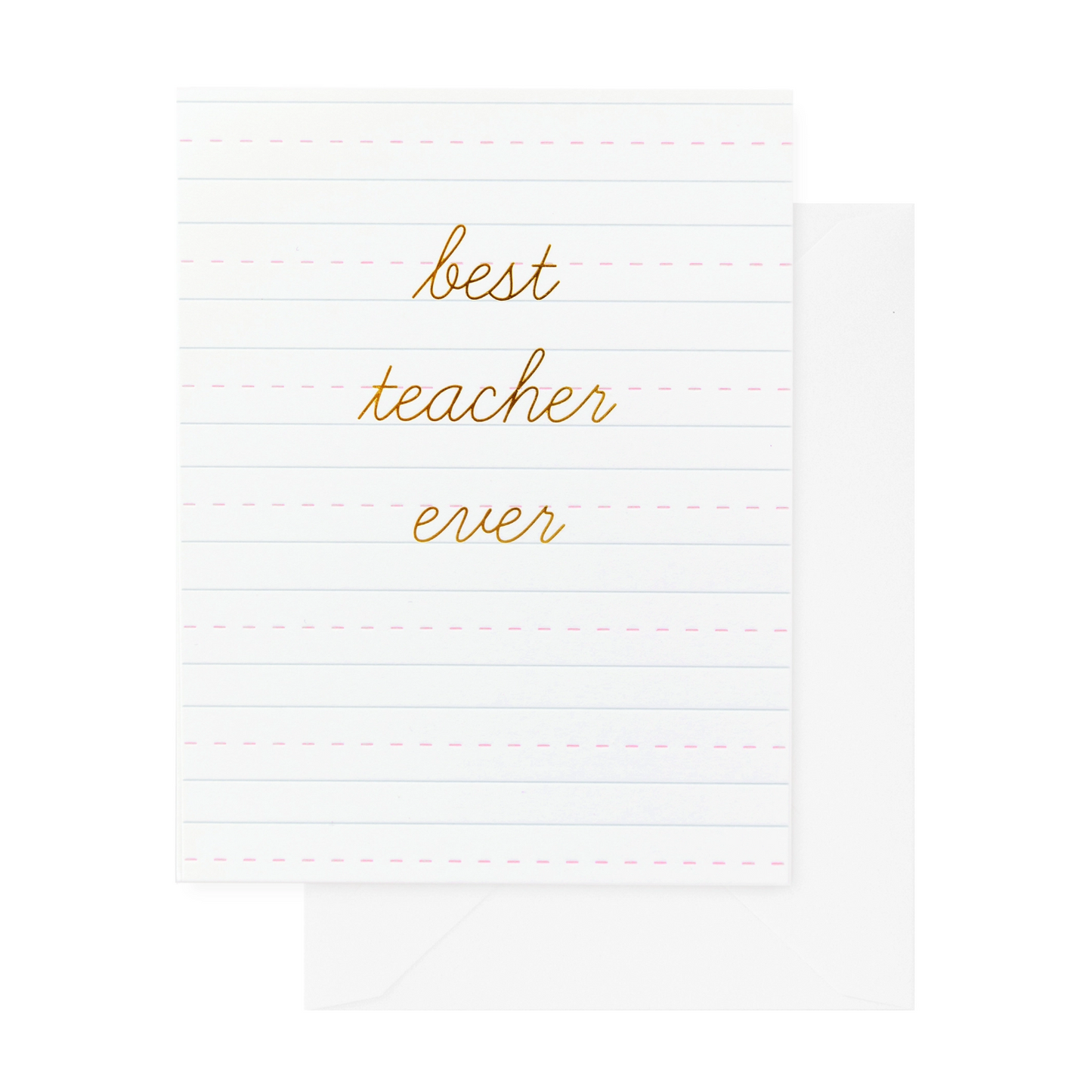 Best Teacher Card by Sugar Paper