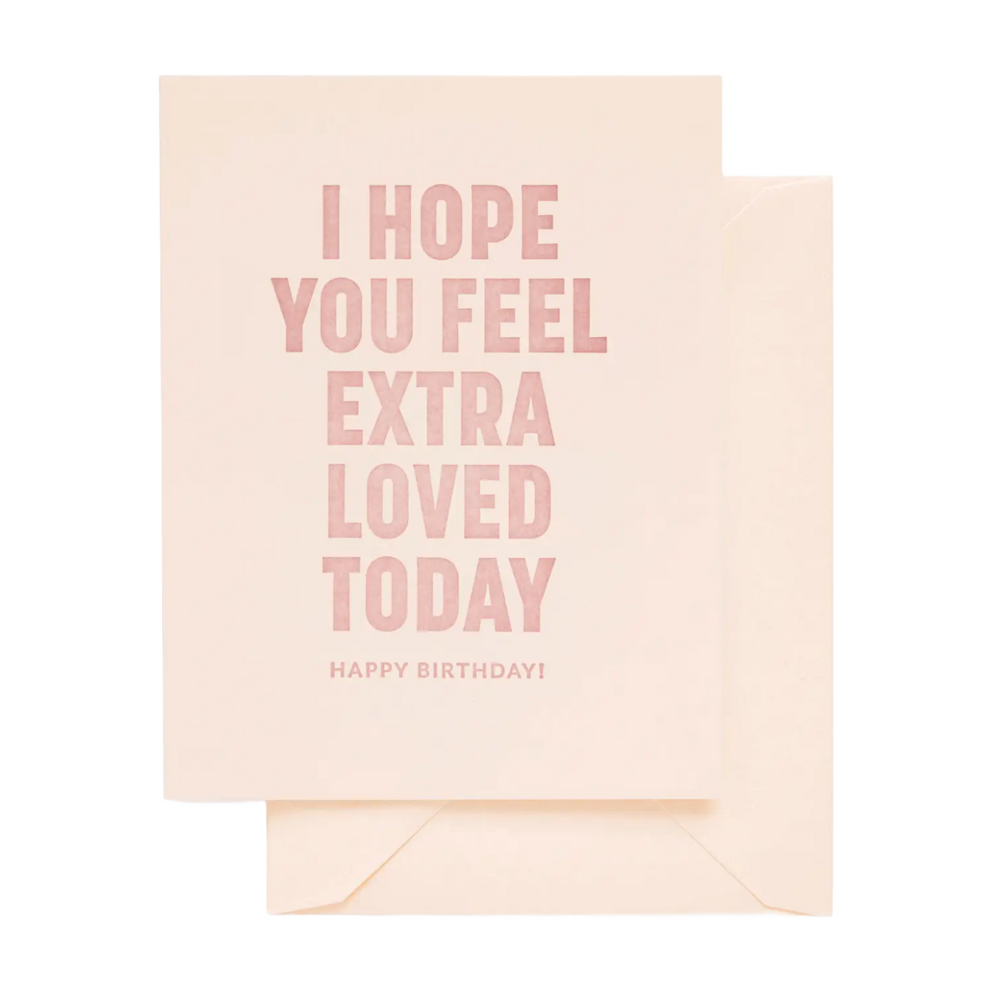 Extra Loved Birthday Card by Sugar Paper