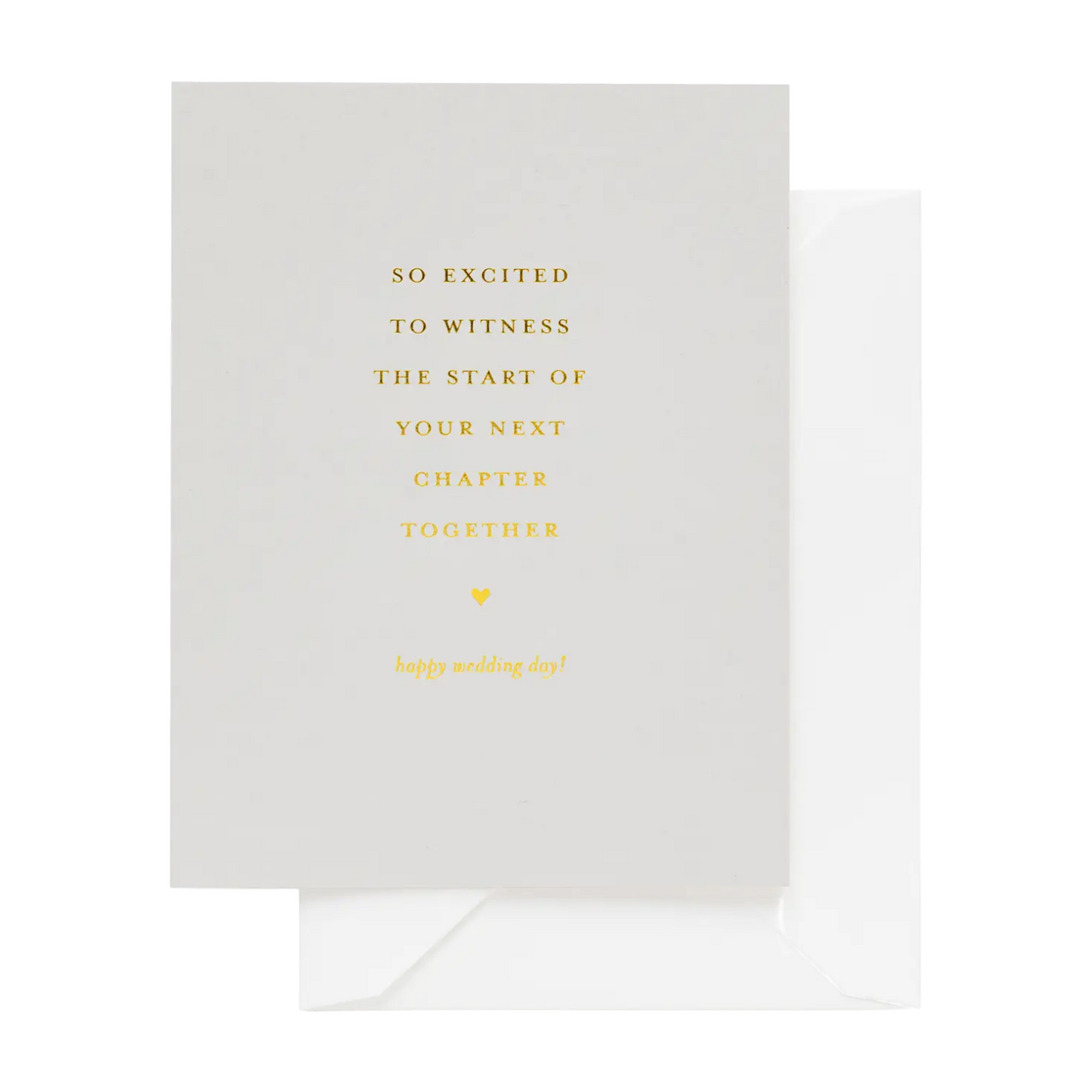 Next Chapter Wedding Card by Sugar Paper