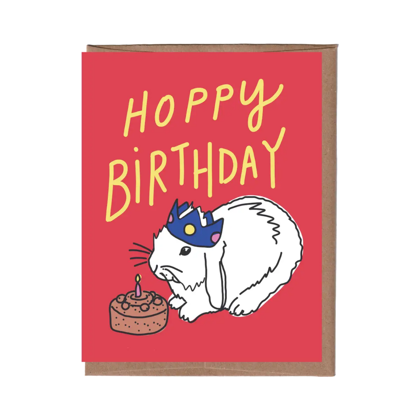 Bunny Birthday Card by La Familia Green