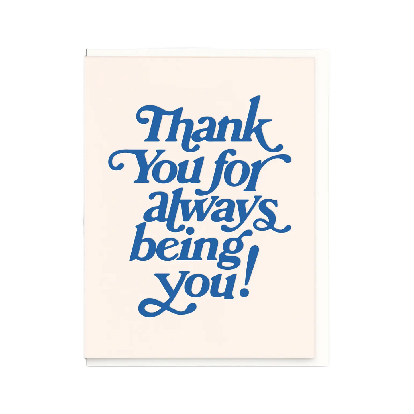 Being You Thank You Card by Dahlia Press