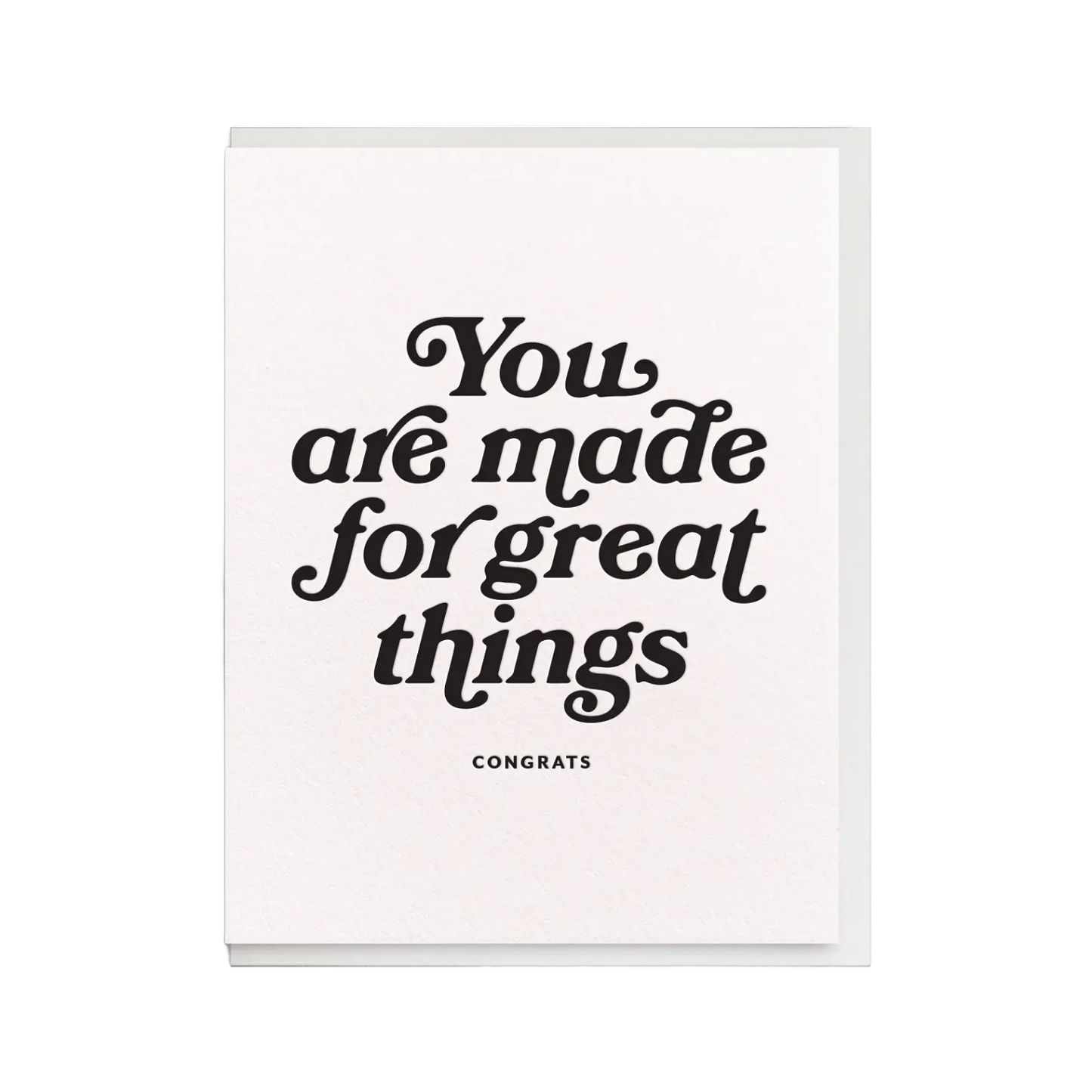 Great Things Congrats Card by Dahlia Press