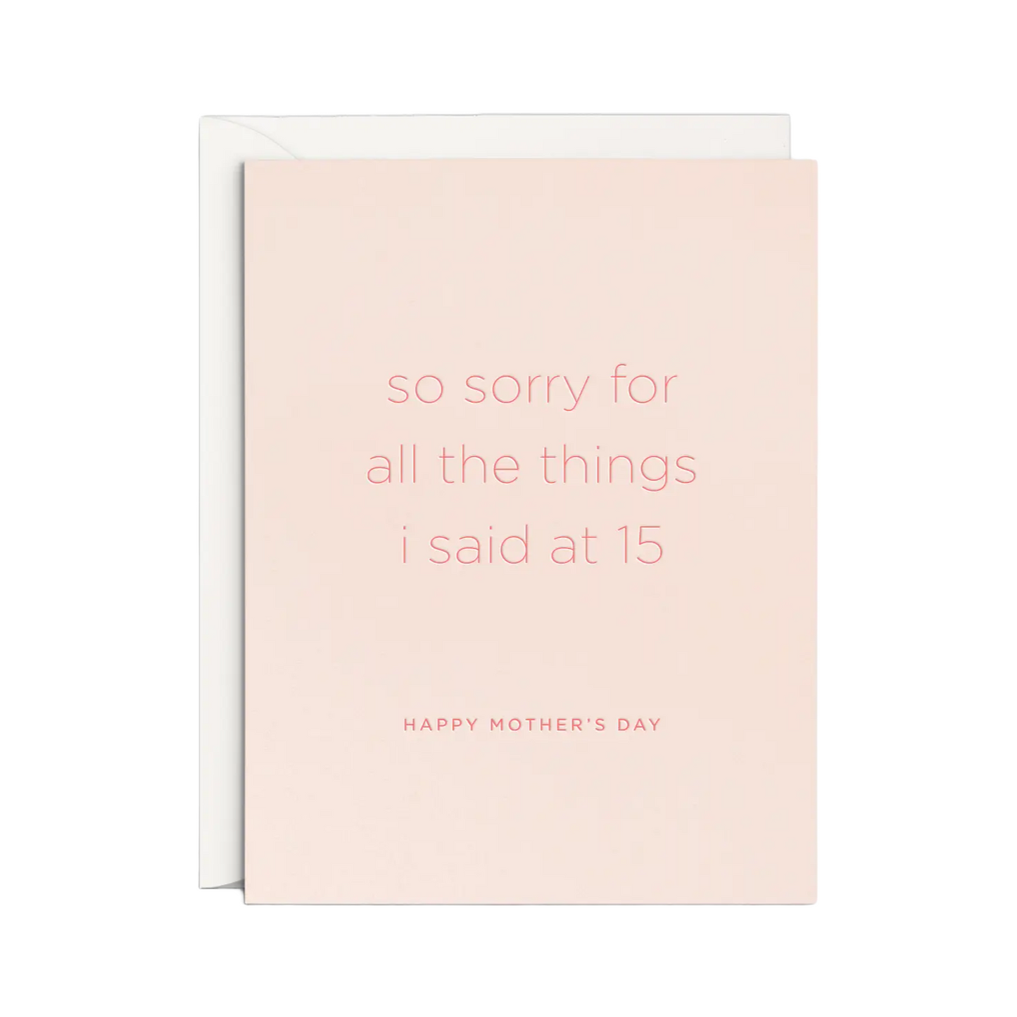 Sorry For 15 Card by Smitten On Paper