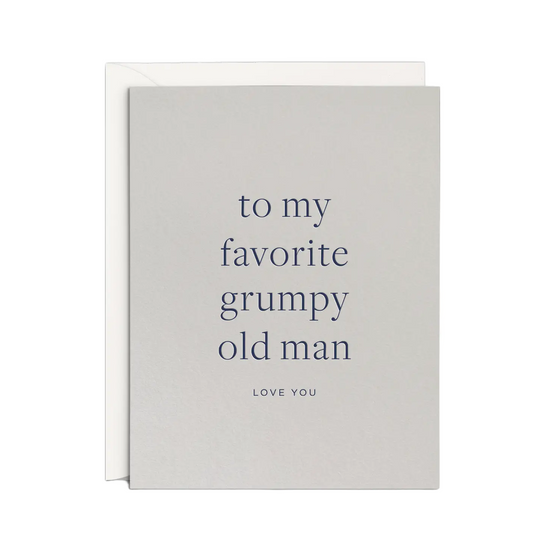 Grumpy Old Man Card by Smitten On Paper