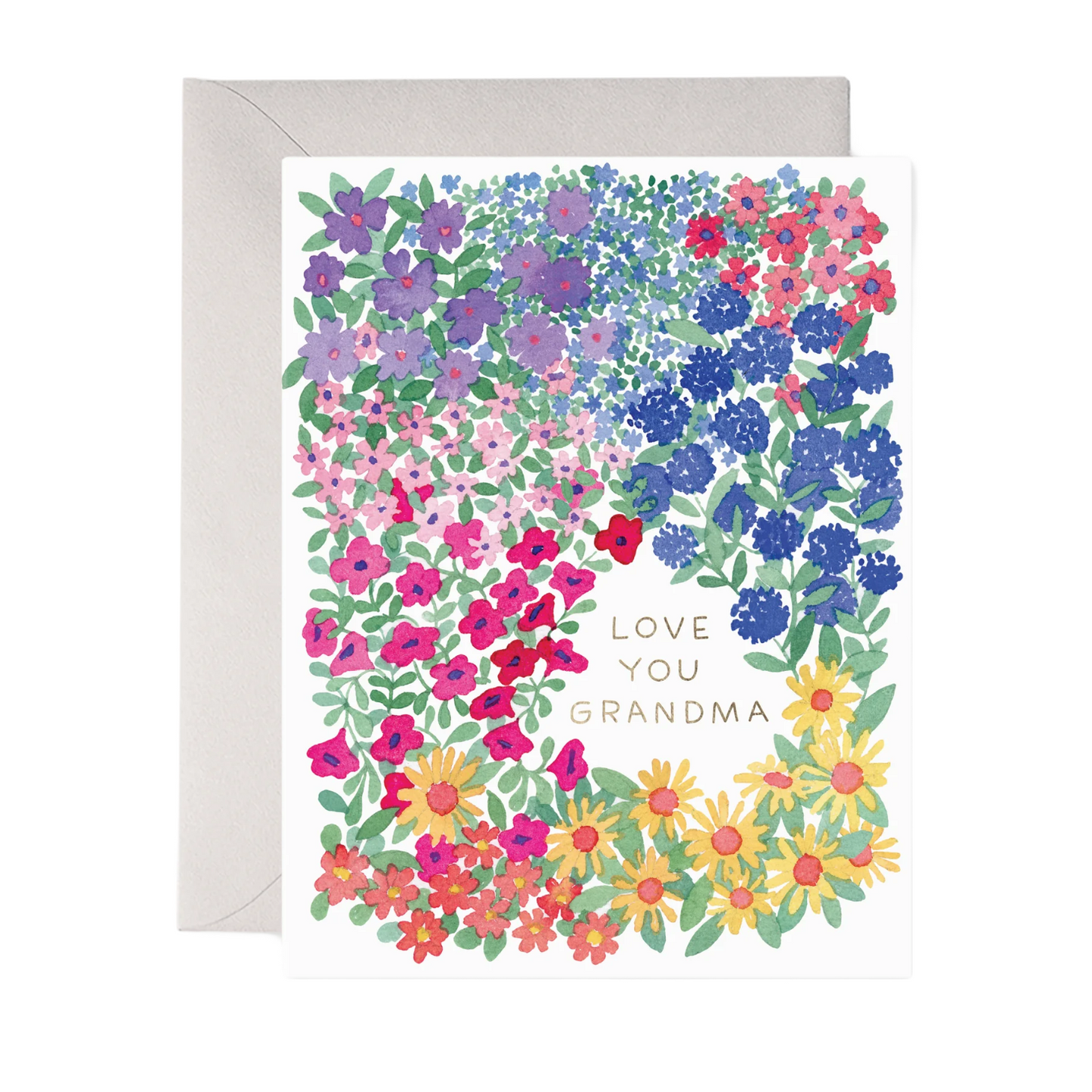 Love You Grandma Card by E. Frances Paper