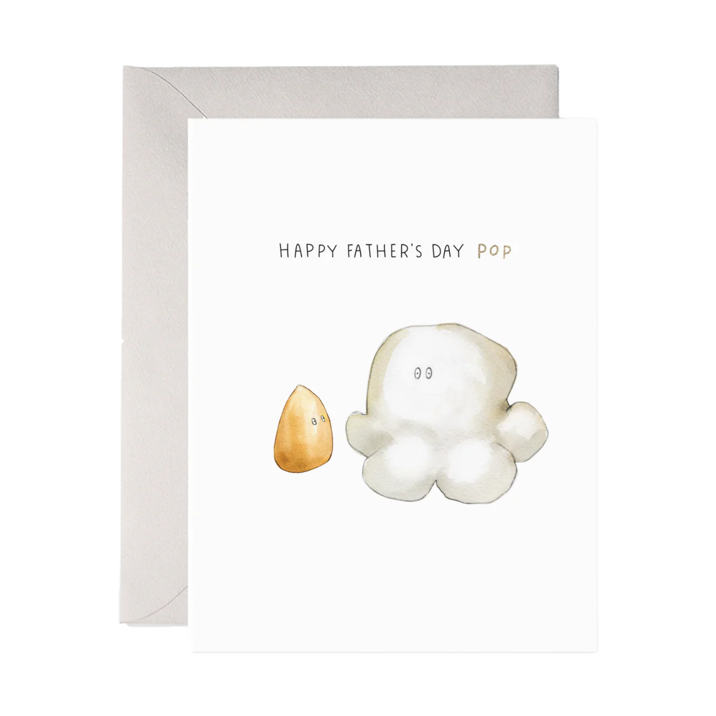 Kernel and Pop Card by E. Frances Paper