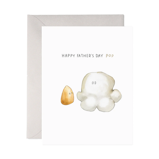 Kernel and Pop Card by E. Frances Paper