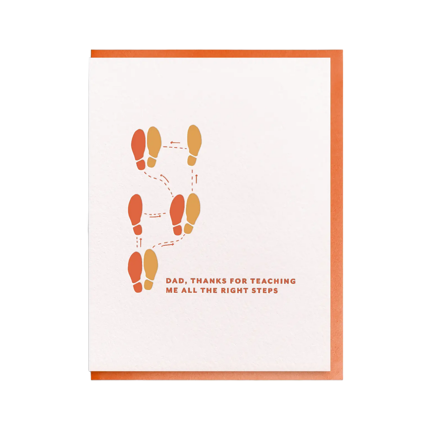 Right Steps Dad Card by Dahlia Press
