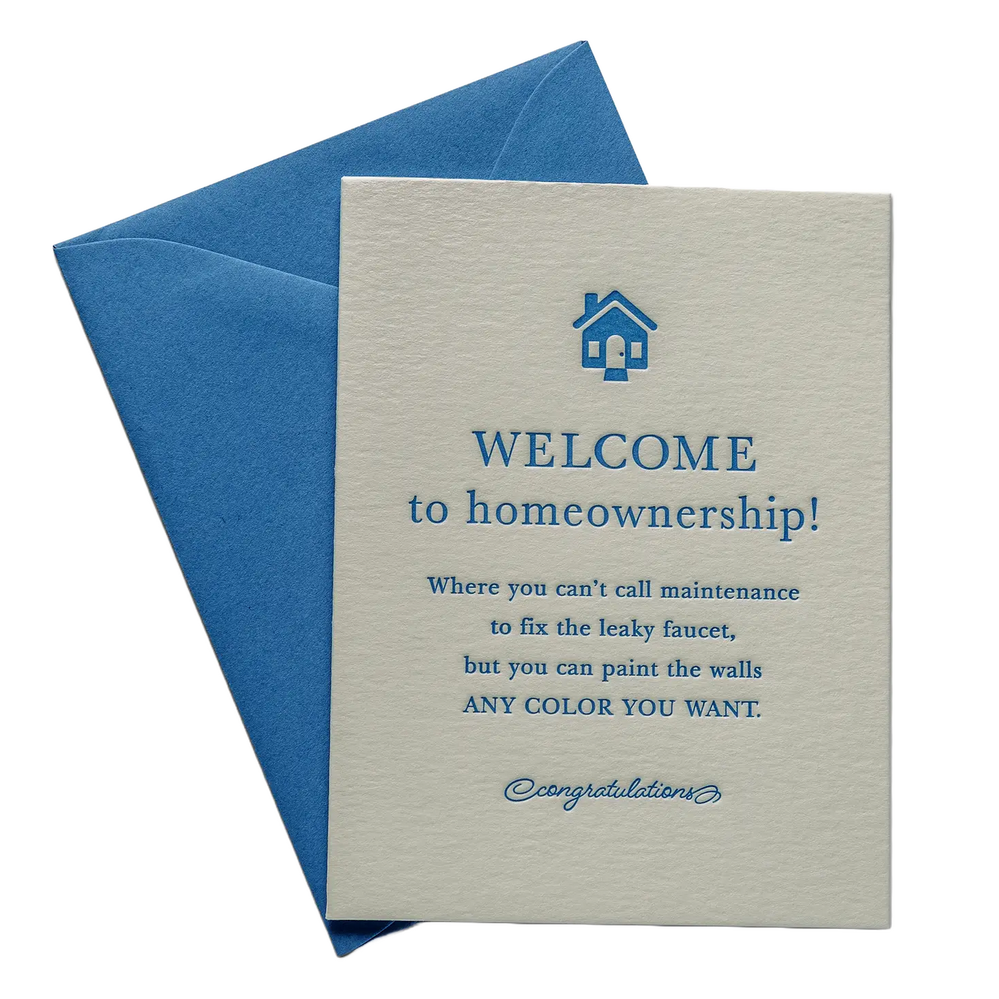 Homeownership Card by Color Box Design & Letterpress