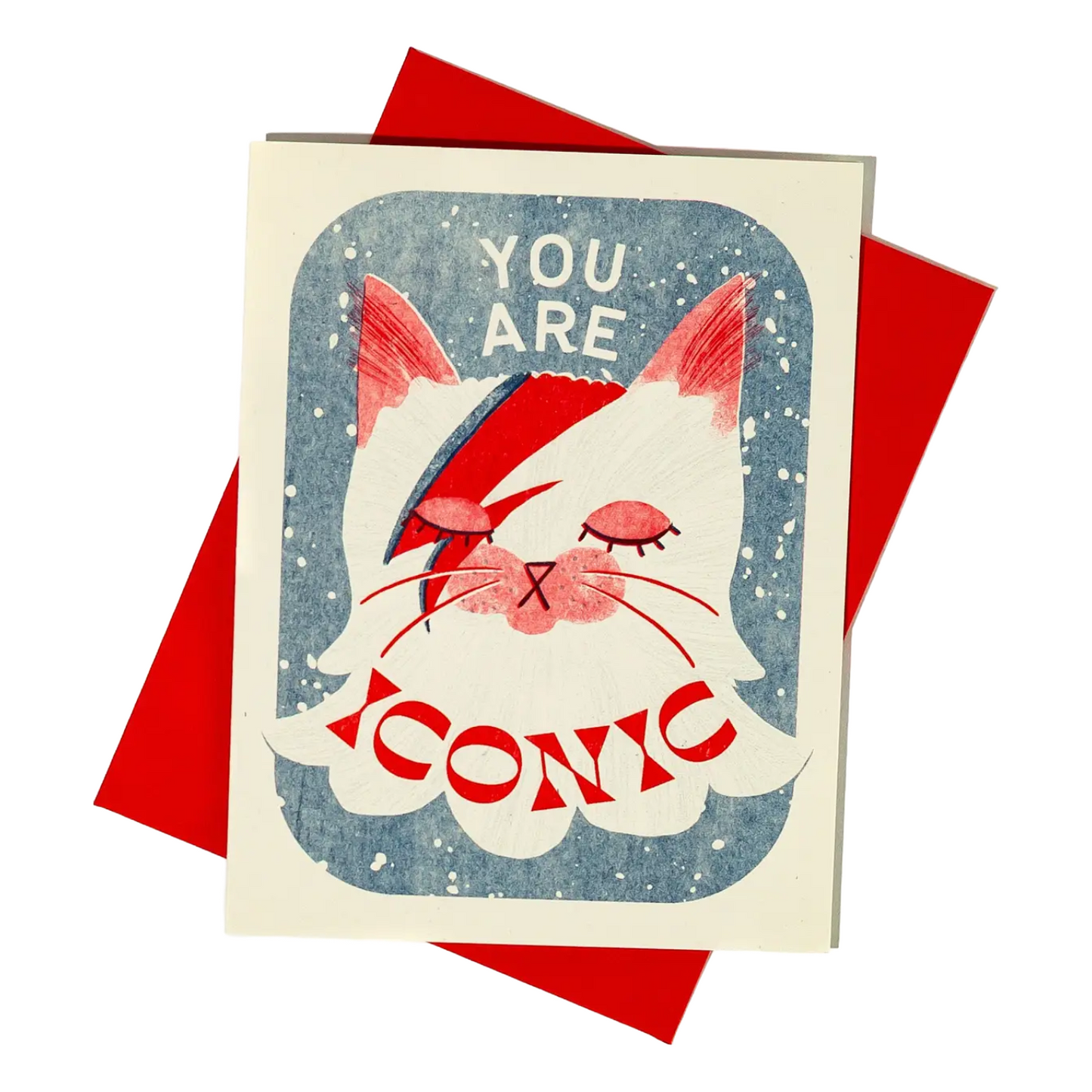 Iconic Bowie Card by Bromstad Printing Co.