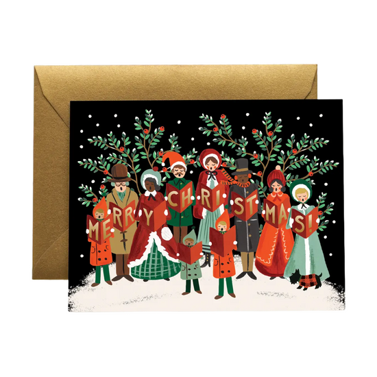 Christmas Carolers Card