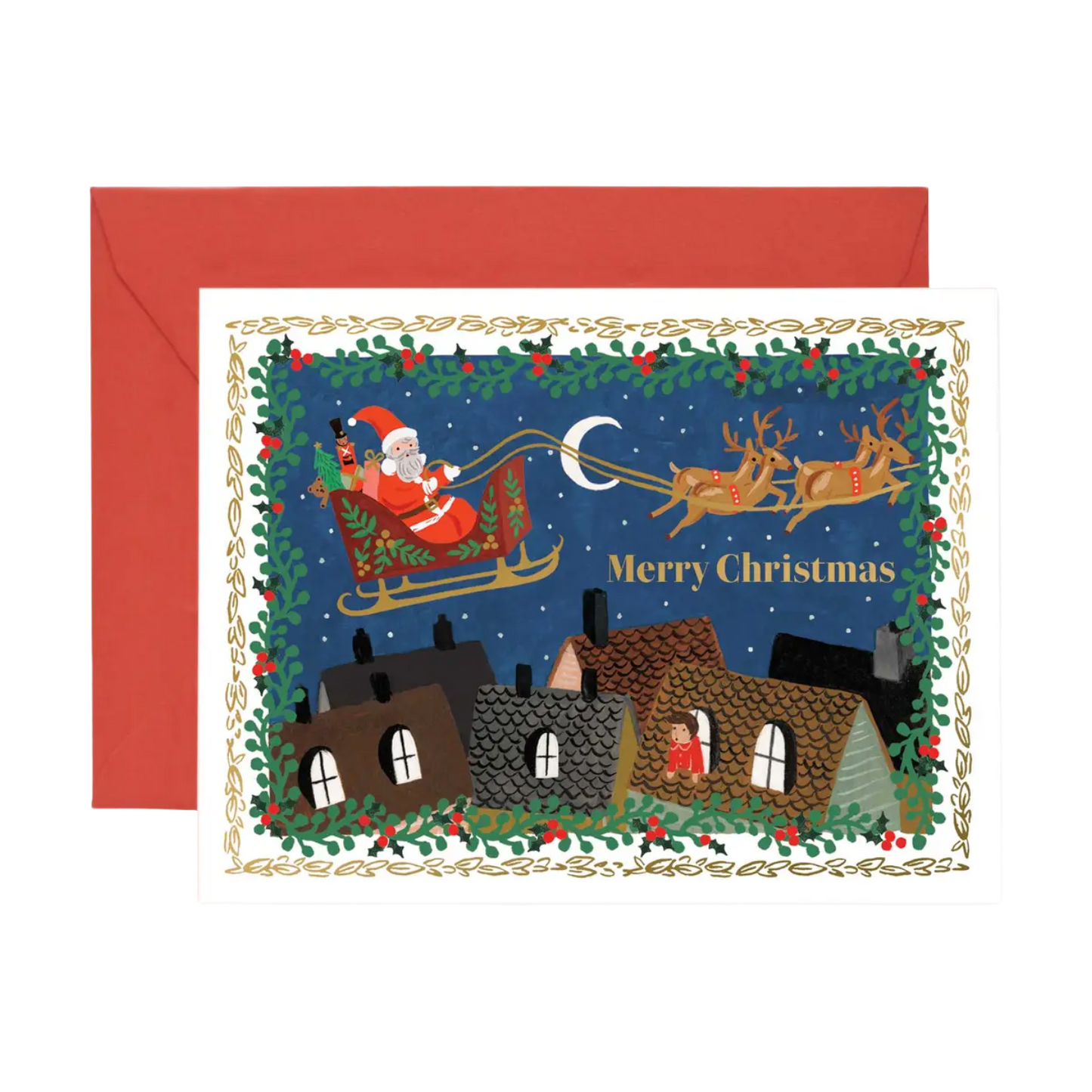 Over The Rooftops Card by Rifle Paper Co.