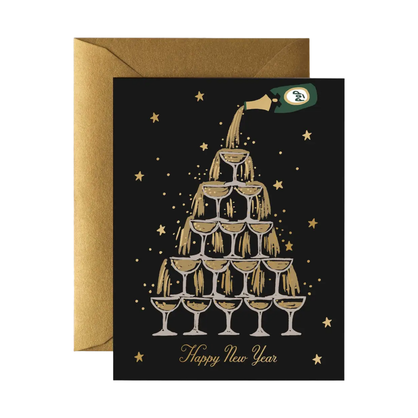Champagne New Year Card by Rifle Paper Co.