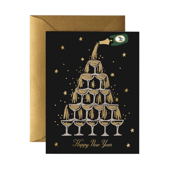 Champagne New Year Card by Rifle Paper Co.