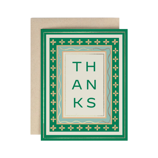 Framed Thanks Card by Amy Heitman