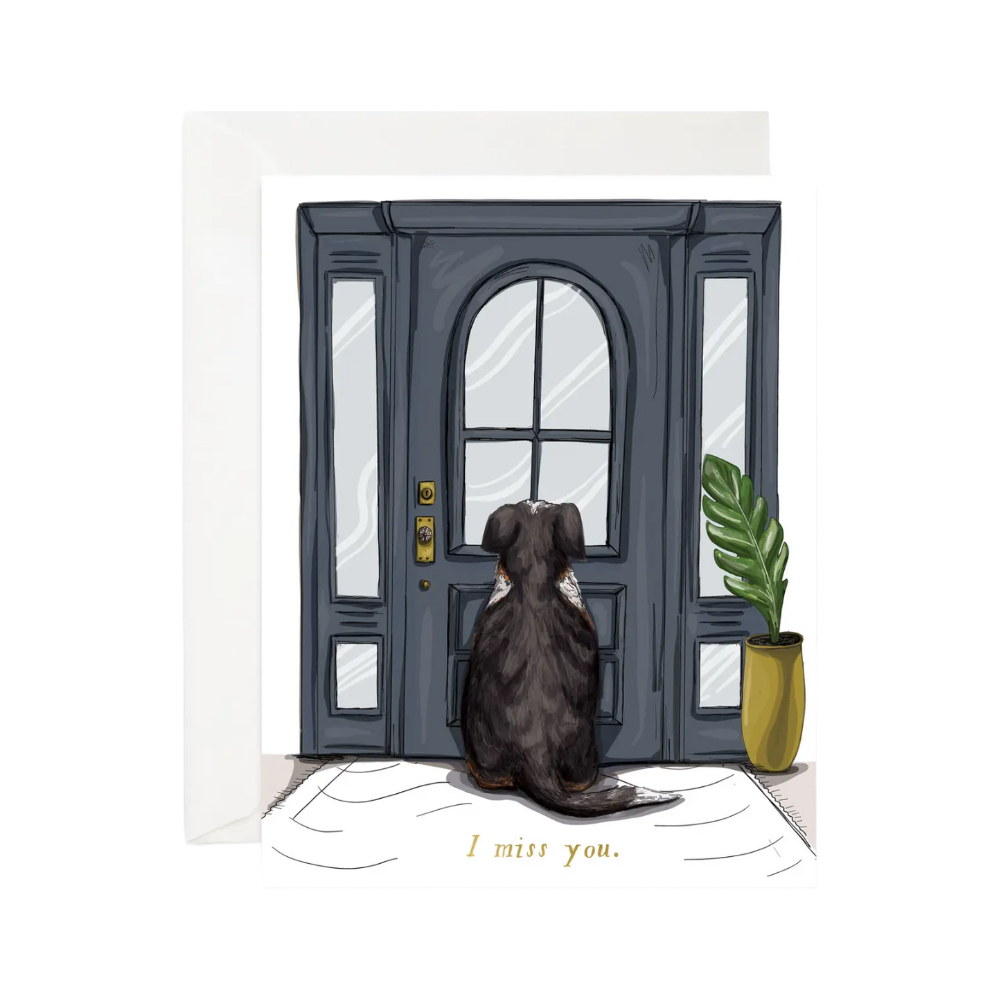 Doggie Miss You Card