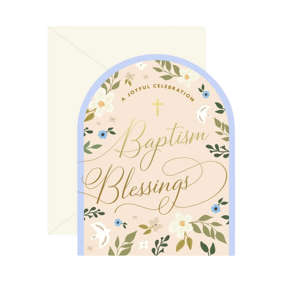 Baptism Blessing Card