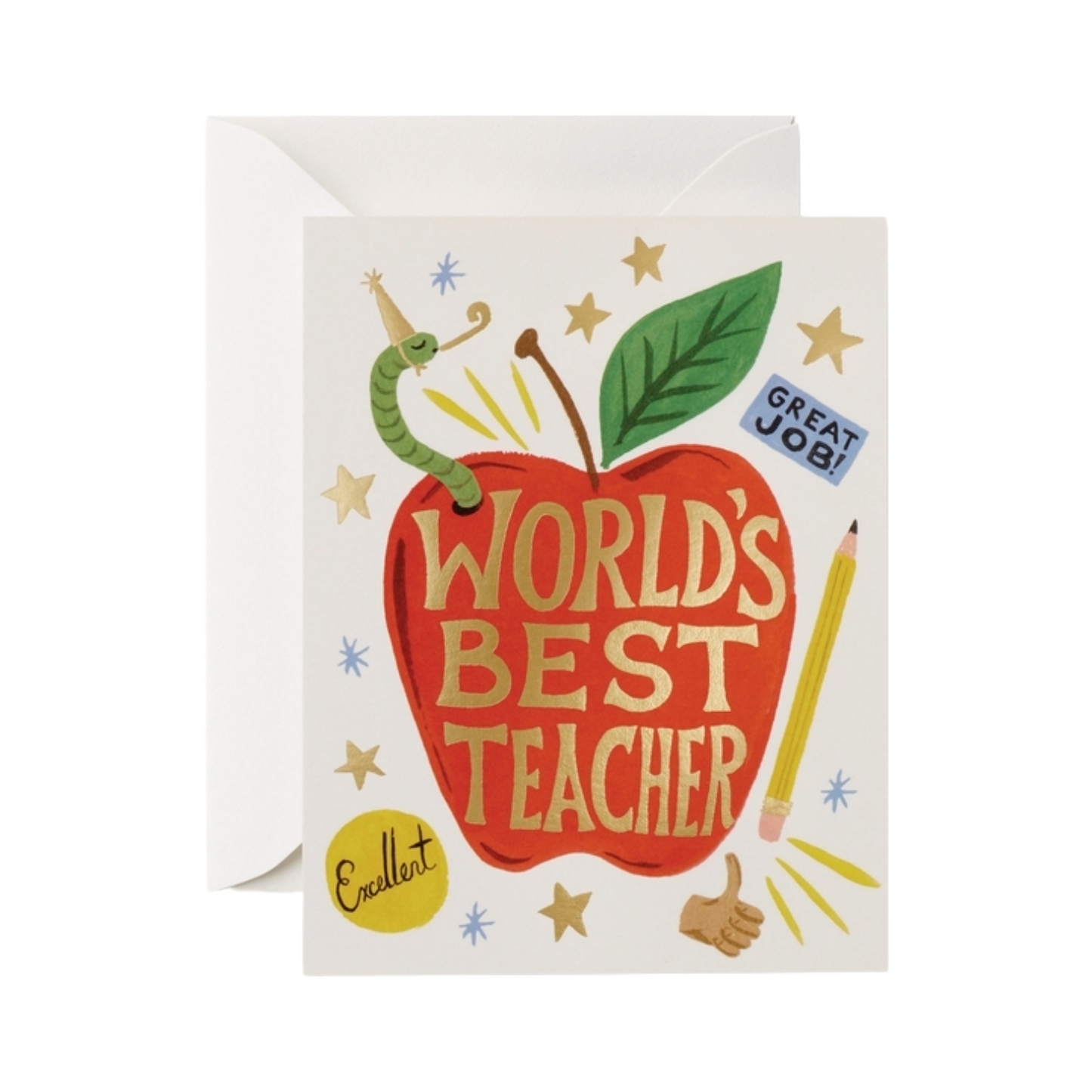 Rifle Paper Co. World's Best Teacher Card