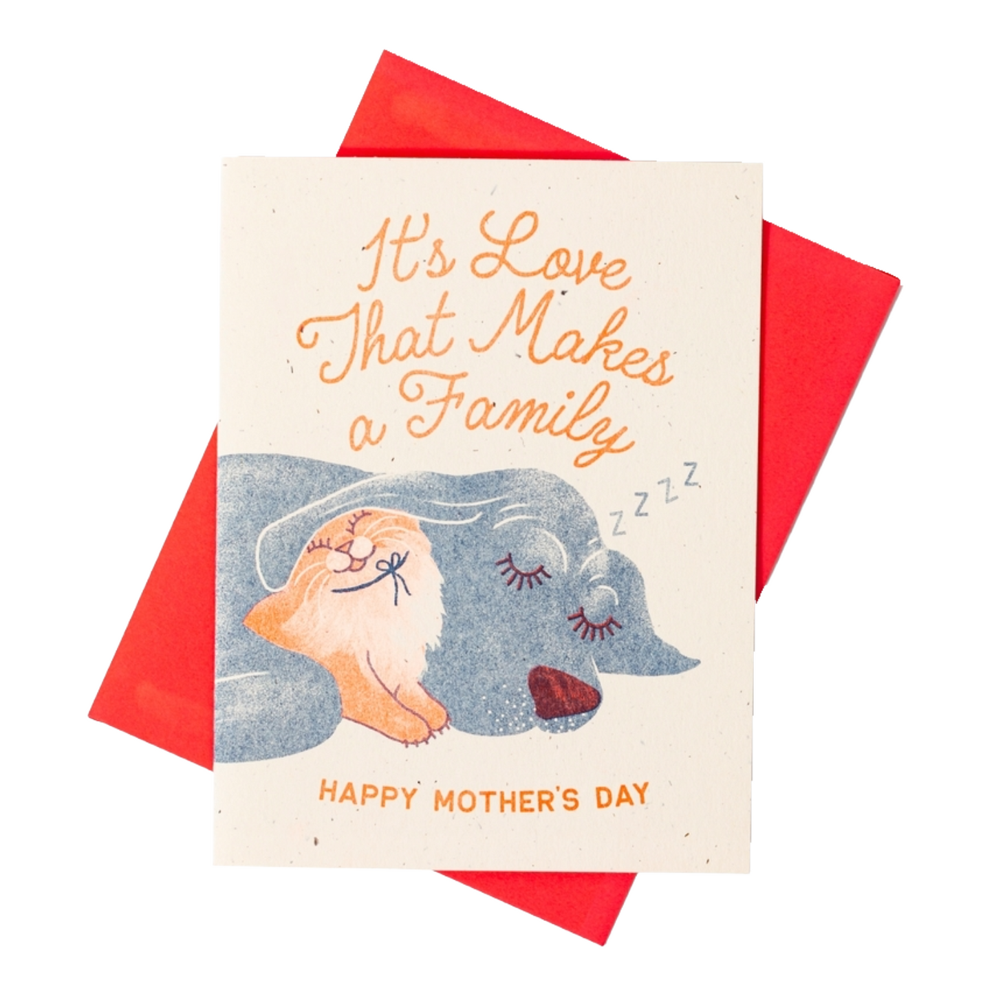 It's Love That Makes A Family Card