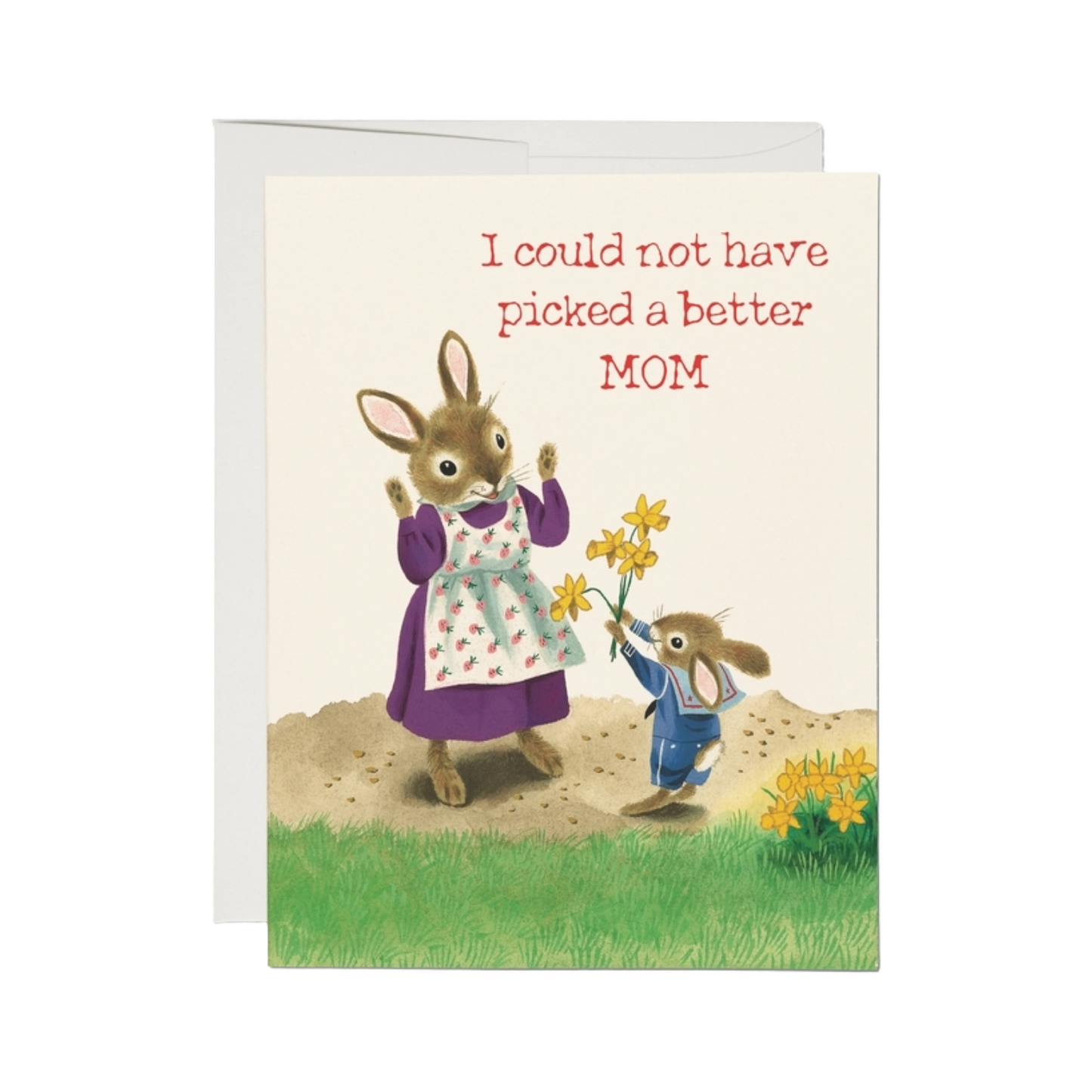 Richard Scarry Daffodil Mom Card