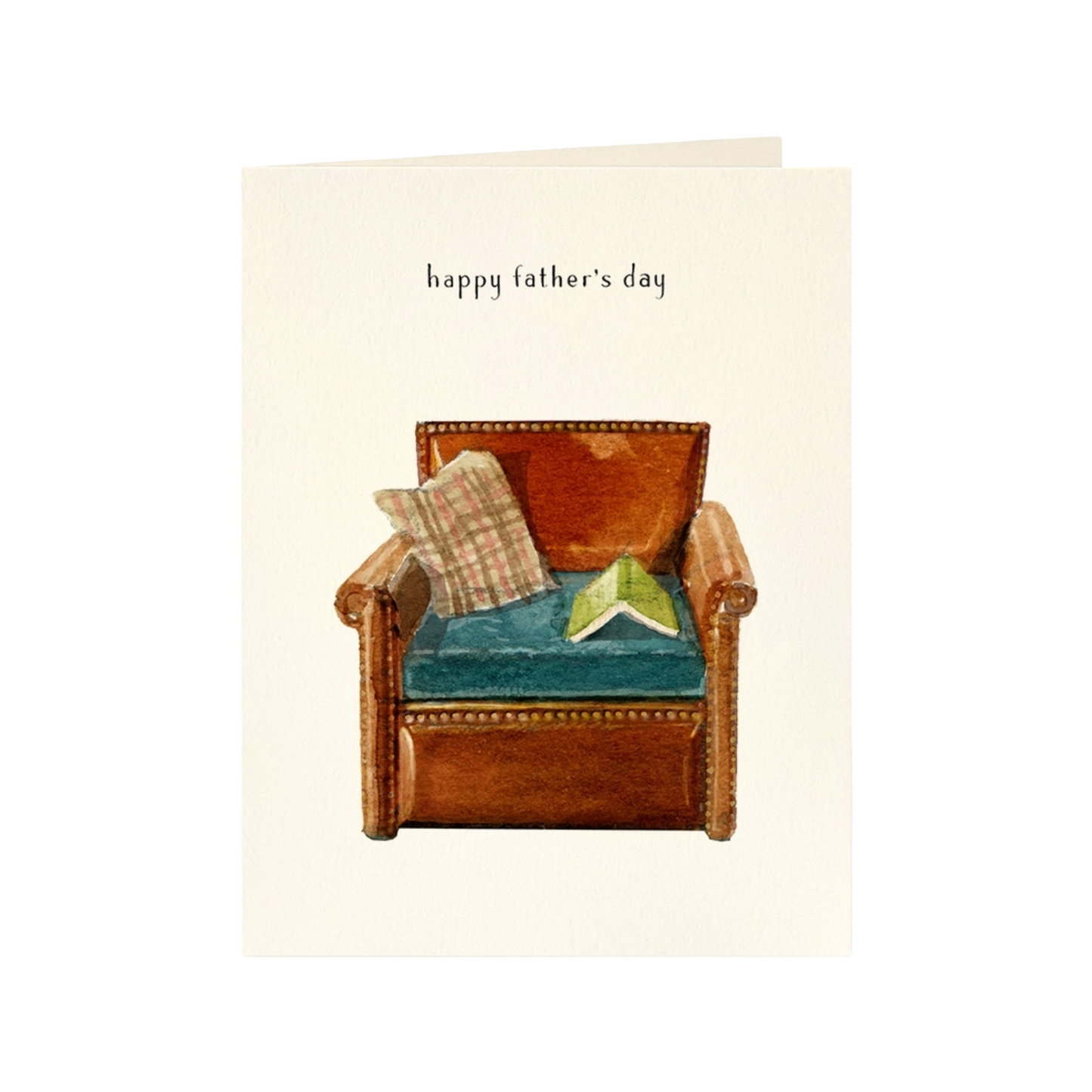 Reading Chair Happy Father's Day Card