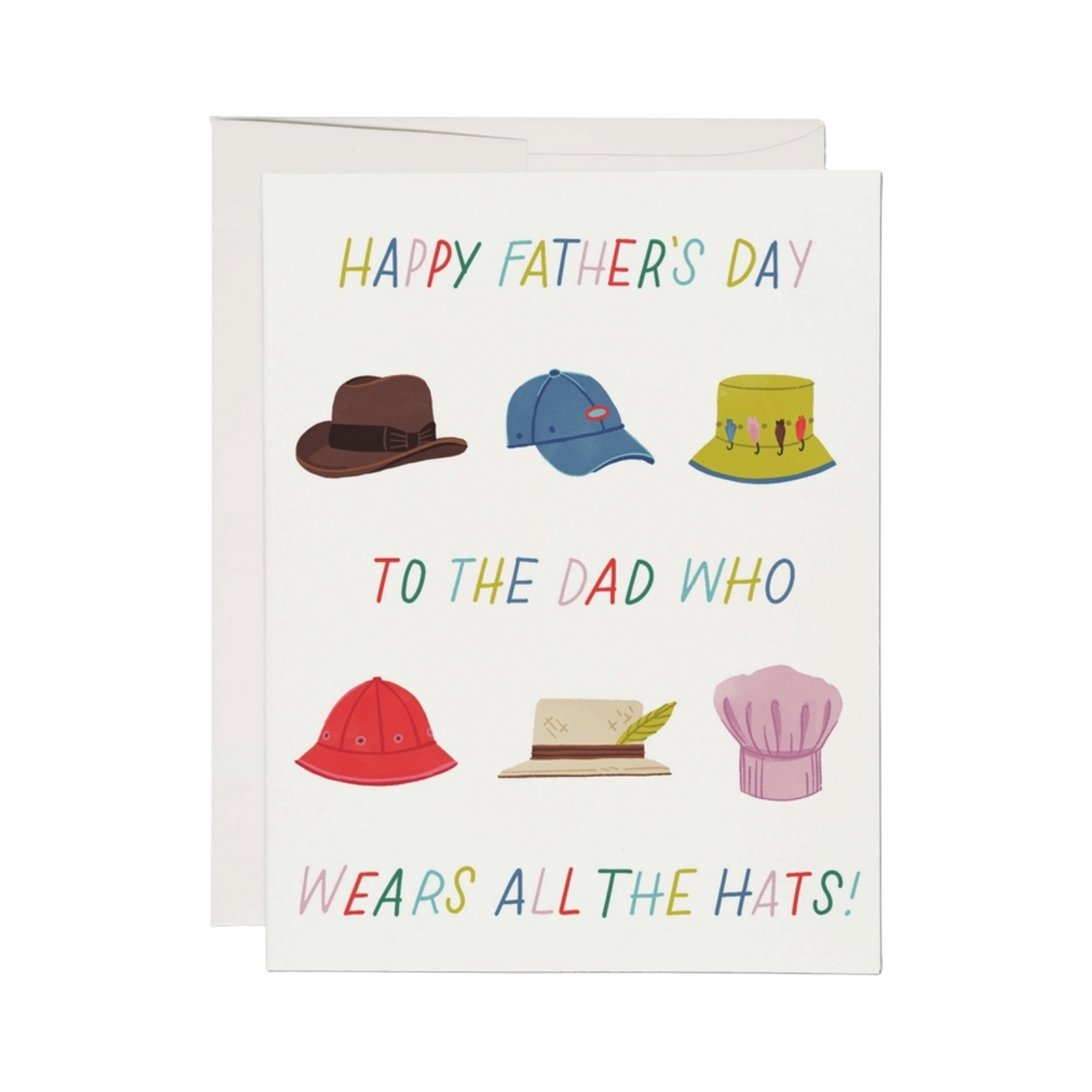 Lots Of Hats Father's Day Card