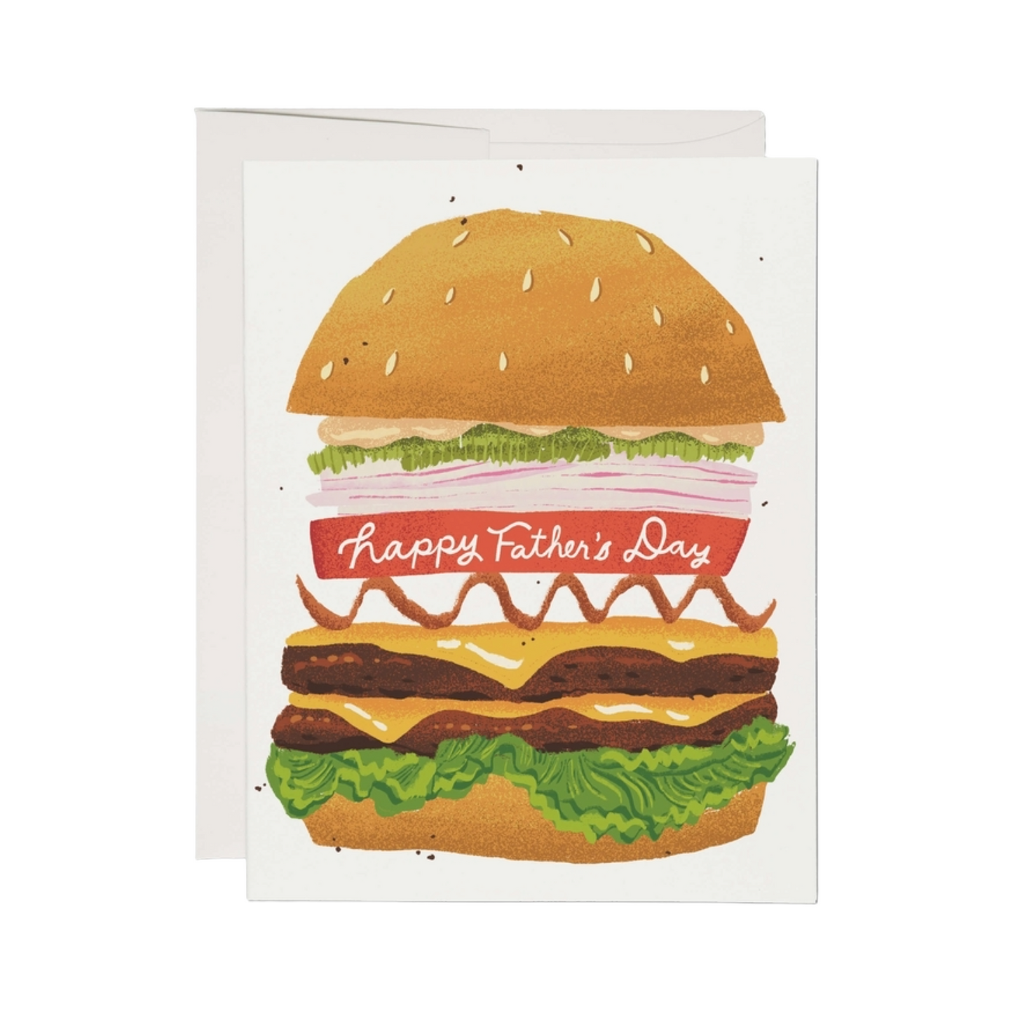 Double Cheeseburger Father's Day Card