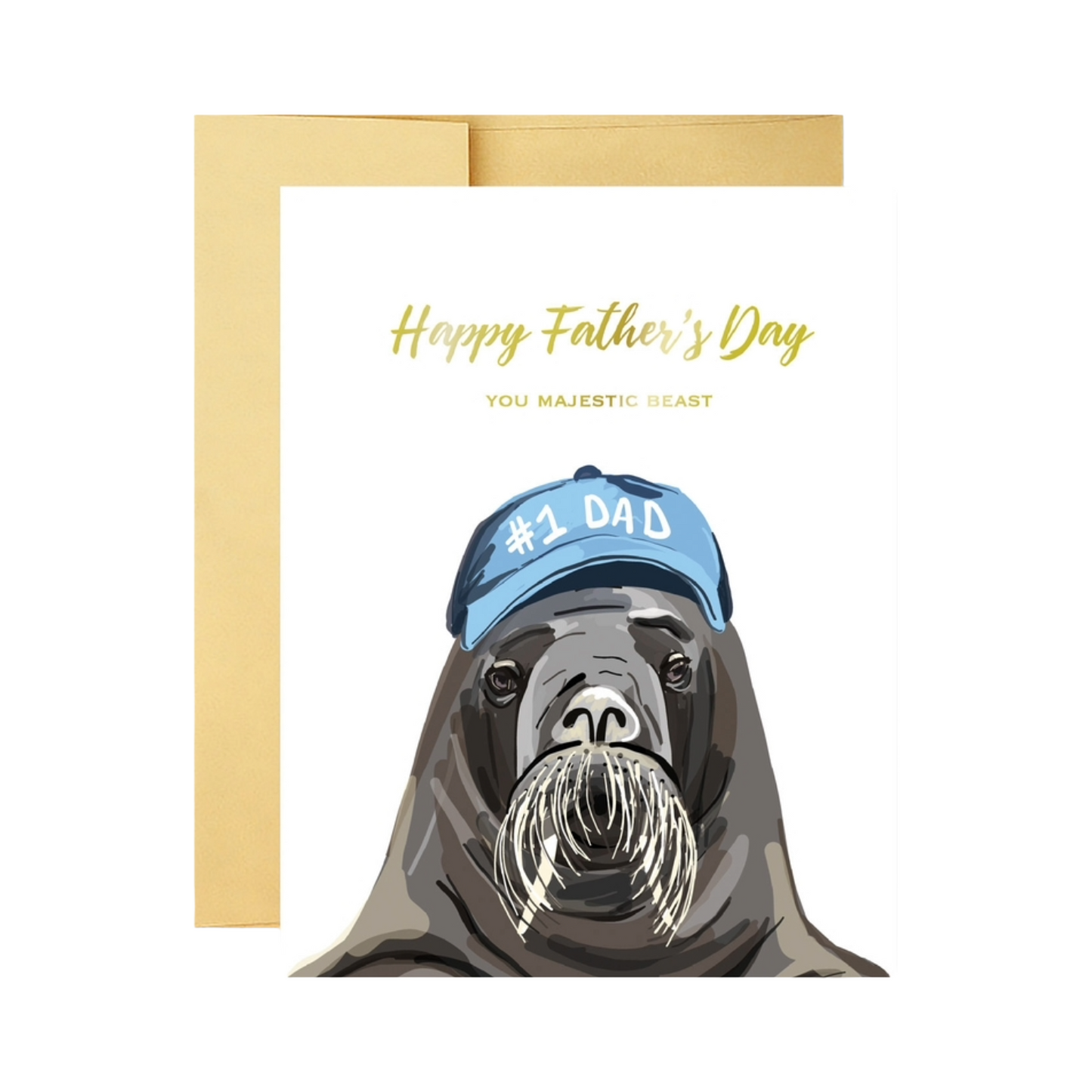 Majestic Beast Father's Day Card